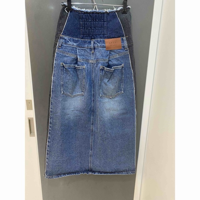 Ameri VINTAGE(アメリヴィンテージ)のAmeri  REMAKE LIKE DENIM SKIRT レディースのスカート(ロングスカート)の商品写真