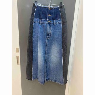 レディースアメリヴィンテージ　ameri remake like denim skirt