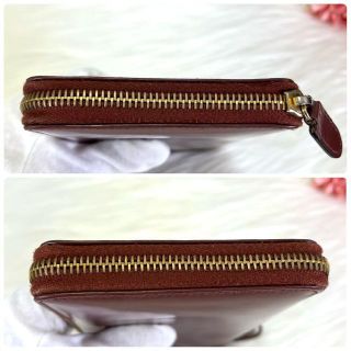 Gucci - 【希少】グッチ レザー 長財布 ラウンドファスナー