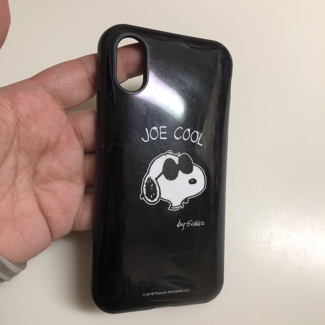 SNOOPY(スヌーピー)のスヌーピー iPhoneスマホケース ジョー・クール ピーナッツ スマホ/家電/カメラのスマホアクセサリー(iPhoneケース)の商品写真