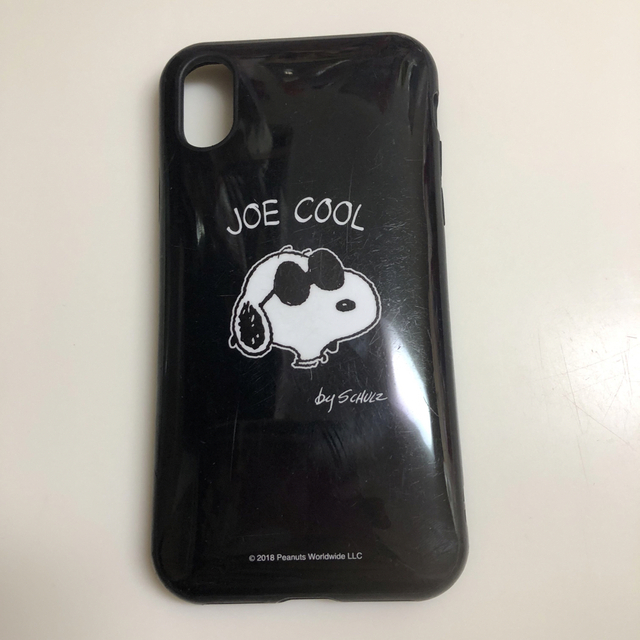 SNOOPY(スヌーピー)のスヌーピー iPhoneスマホケース ジョー・クール ピーナッツ スマホ/家電/カメラのスマホアクセサリー(iPhoneケース)の商品写真