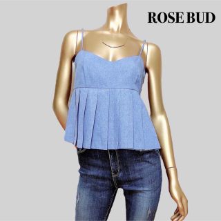 ローズバッド(ROSE BUD)のROSE BUD プリーツ キャミソール ビスチェ＊シップス ナノユニバース(キャミソール)