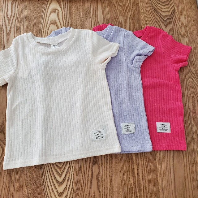 シーイン Tシャツ 2歳～3歳 カットソー 半袖 女の子 3枚セット キッズ/ベビー/マタニティのキッズ服女の子用(90cm~)(Tシャツ/カットソー)の商品写真