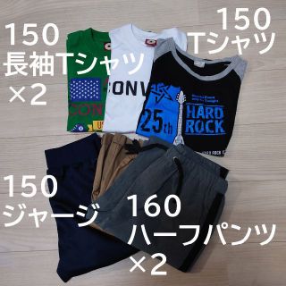 150cm160cm男の子（新品5枚・中古1枚・ヒートテック6枚ユニクロ）(Tシャツ/カットソー)