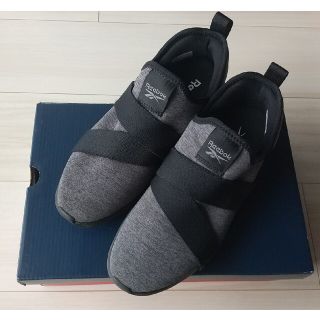 リーボック(Reebok)の【Reebok】ウォーキングシューズ 女性用 23.5cm グレー×ブラック(スニーカー)