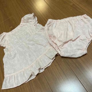 シマムラ(しまむら)の70cm女の子セットアップ(Ｔシャツ)