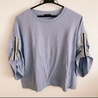 ザラ(ZARA)のリドルフロム Ｔシャツ ブルー(Tシャツ(半袖/袖なし))