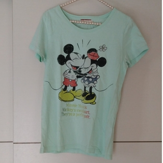 ディズニー(Disney)のディズニー　レディース　Tシャツ(Tシャツ(半袖/袖なし))