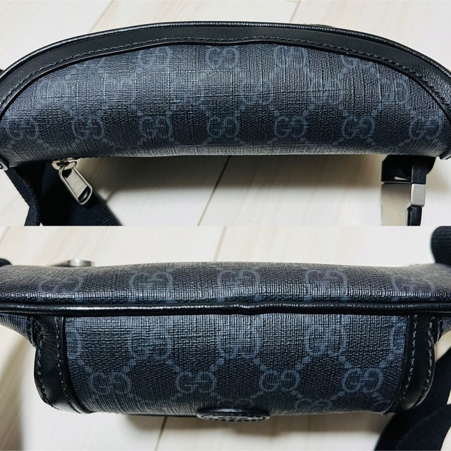 Gucci - 【美品】GUCCI グッチ ボディバッグ ウエストポーチ ブラック