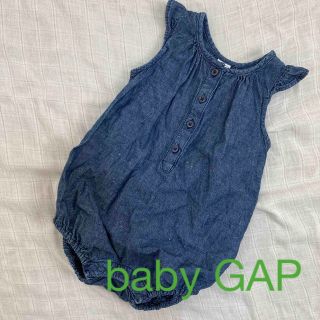 ベビーギャップ(babyGAP)のデニムロンパース(baby GAP)(ロンパース)