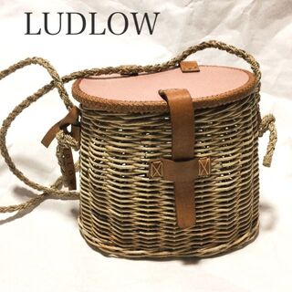 ラドロー(LUDLOW)のLUDLOW ラタンポシェット レザーVer./ラドロー かごバッグ(かごバッグ/ストローバッグ)