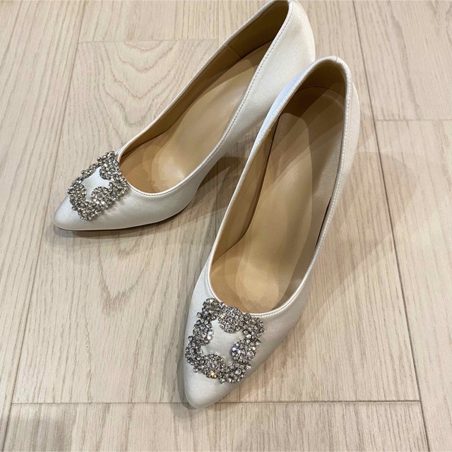 MANOLO BLAHNIK - パンプス マノロブラニク風 ハンギシ風 ピンヒールの