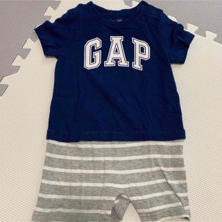 ベビーギャップ(babyGAP)の美品　GAP ロンパース 80(ロンパース)