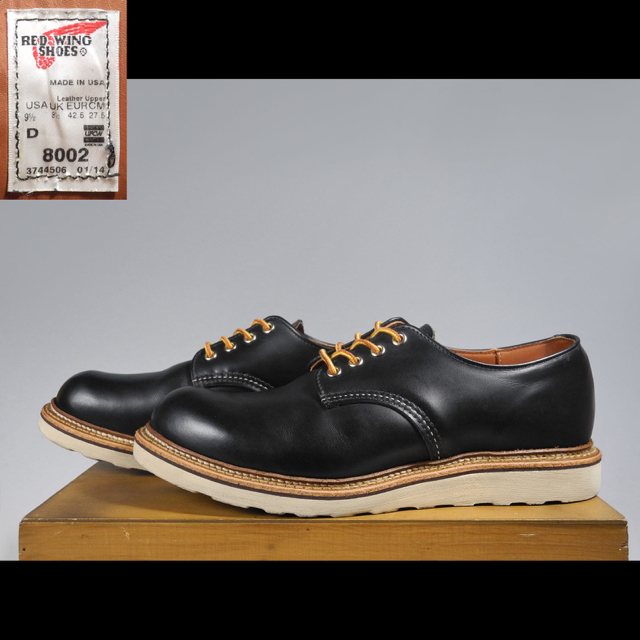 【RED WING】Work Oxford Round Toe 8002