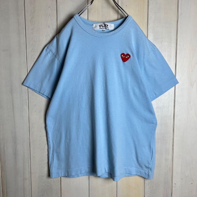希少XLサイズ】プレイコムデギャルソン☆ハート刺繍ロゴ入りTシャツ