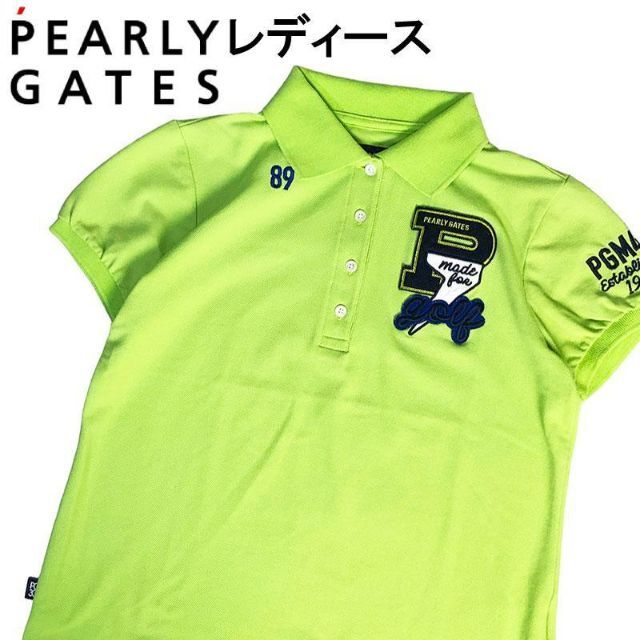 パーリーゲイツ レディース 半袖ポロシャツ サイズ0 PEARLY GATES