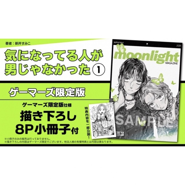 気になってる人が男じゃなかった VOL.1 新井すみこ ゲーマーズ限定版 小冊子