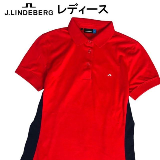 【値下げ】J.LINDEBERGポロシャツ Mサイズ