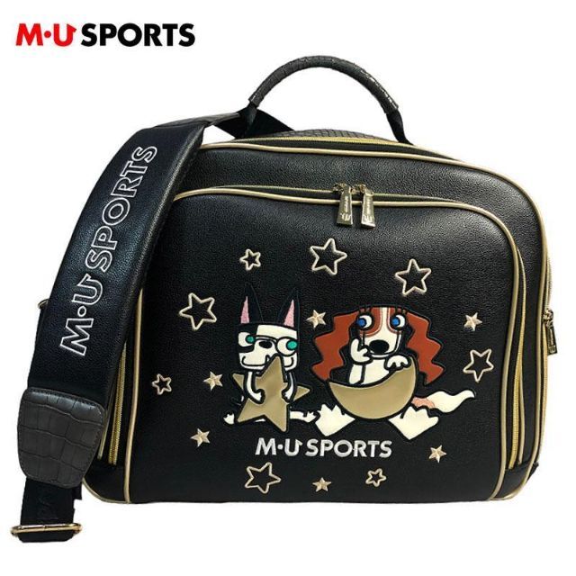 MU SPORTS エムユースポーツ ボストンバッグ 刺繍 新品即決 5624円引き