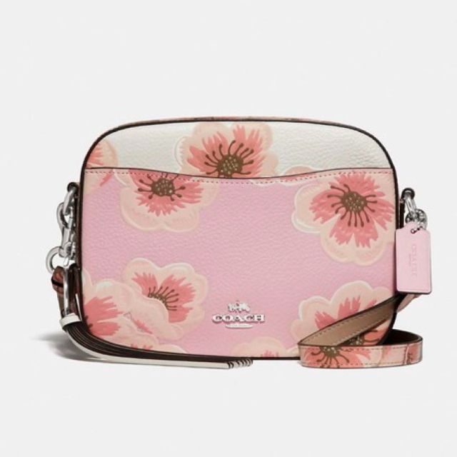 日本限定】COACH サクラブロッサム カメラバッグ ショルダーバッグ 花柄-