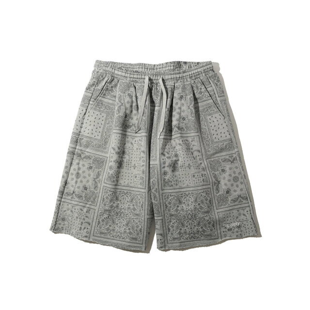 Subciety(サブサエティ)の【GRAY】Subciety/(U)PAISLEY SWEAT SHORTS その他のその他(その他)の商品写真