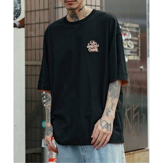 サブサエティ(Subciety)の【BLACK/ORANGE】Subciety/(U)REVERSIBLE TEE(その他)