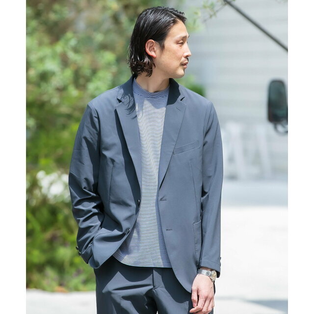 【NAVY】『イージーケア』LIFE STYLE TAILOR 4WAYストレッチコンフォータブルジャケット