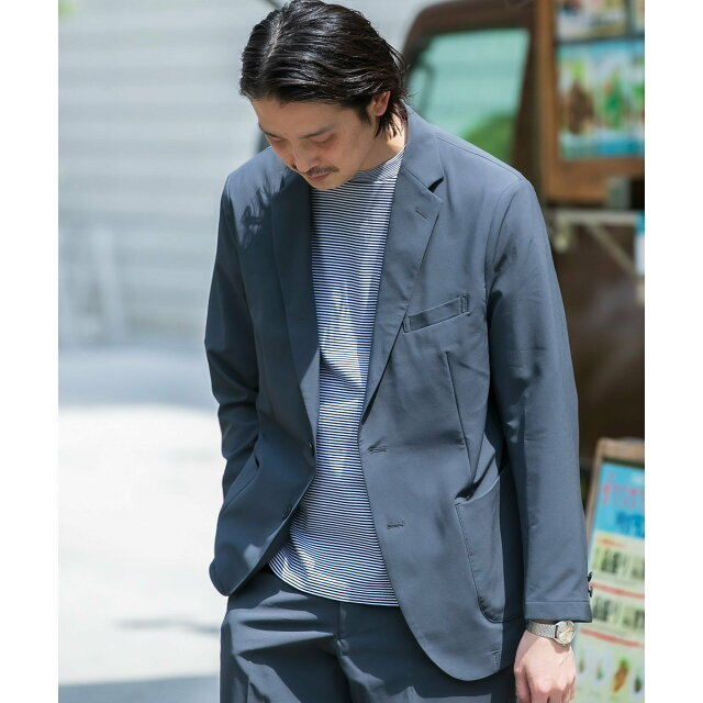 【NAVY】『イージーケア』LIFE STYLE TAILOR 4WAYストレッチコンフォータブルジャケット