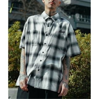 サブサエティ(Subciety)の【BLACK】Subciety/(U)OMBRE CHECK SHIRT(その他)