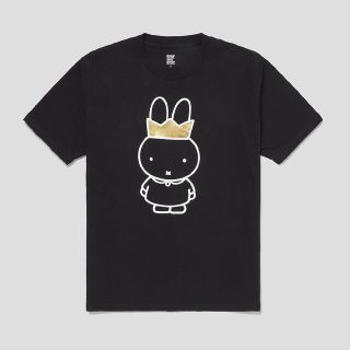 グラニフ(Design Tshirts Store graniph)の新品！グラニフ ミッフィー クラウン メンズ ブラック Tシャツ XLサイズ(Tシャツ/カットソー(半袖/袖なし))