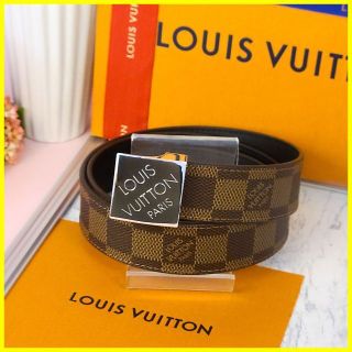 ルイヴィトン(LOUIS VUITTON)の★超美品★ ヴィトン ベルト ダミエ サンチュール キャレ(ベルト)