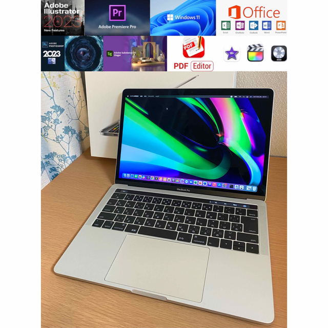 Macbook Pro SSD 1TB 指紋認証, タッチパネル/Office。 数量限定