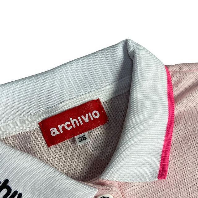 シンプルでおしゃれ ARCHIVIO アルチビオ A059208 半袖ポロシャツ
