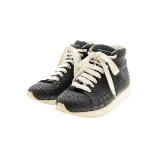 クリスヴァンアッシュ(KRIS VAN ASSCHE)のKRIS VAN ASSCHE スニーカー 40(25cm位) 黒 【古着】【中古】(スニーカー)