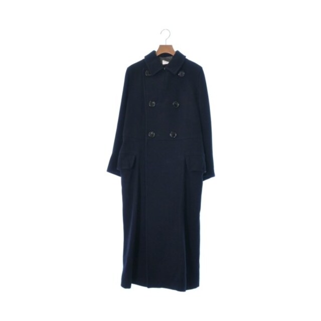 robe de chambre ローブドシャンブル ステンカラーコート M 紺