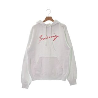 バレンシアガ(Balenciaga)のBALENCIAGA バレンシアガ パーカー XS 白 【古着】【中古】(パーカー)