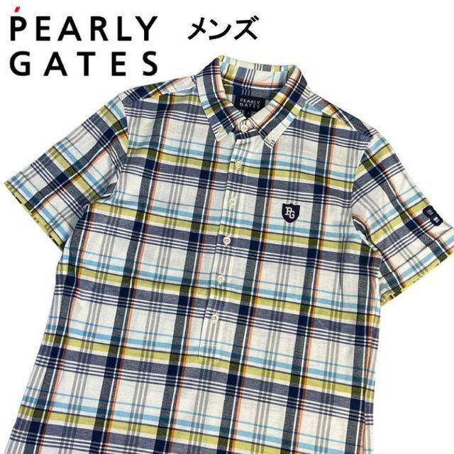 パーリーゲイツ 半袖ポロシャツ チェック ネイビー 4 全てのアイテム