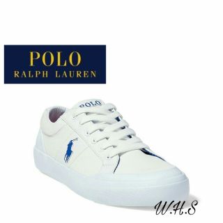 ラルフローレン(Ralph Lauren)の希少　Ralph Lauren　スニーカー　メンズ　ホワイト　新品(スニーカー)