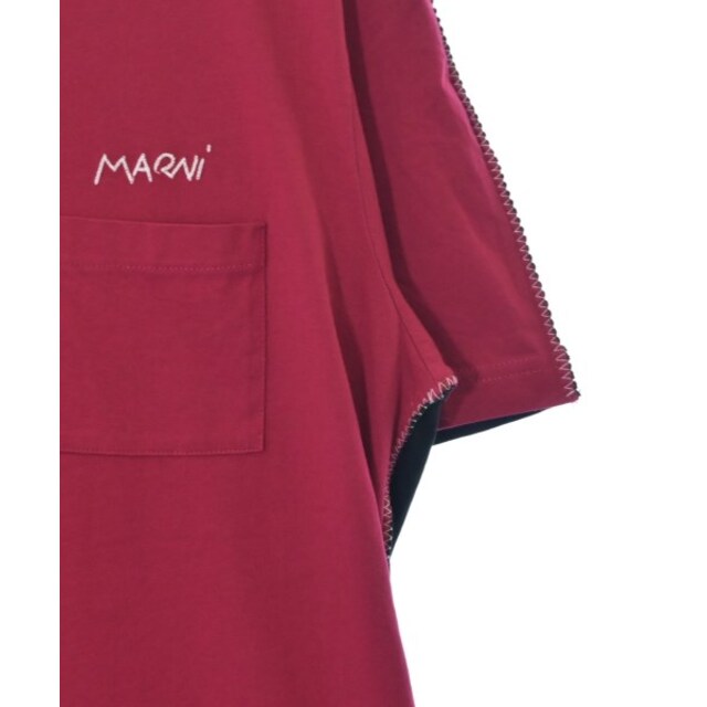 Marni(マルニ)のMARNI マルニ Tシャツ・カットソー 50(XL位) 赤x黒 【古着】【中古】 メンズのトップス(Tシャツ/カットソー(半袖/袖なし))の商品写真