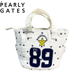 パーリーゲイツ(PEARLY GATES)のPEARLY GATES パーリーゲイツ  ミニトートバッグ 星柄 ホワイト(その他)