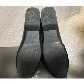 RAF SIMONS - 43 RAF SIMONS ノッチドヒール ファスナーレザーブーツ