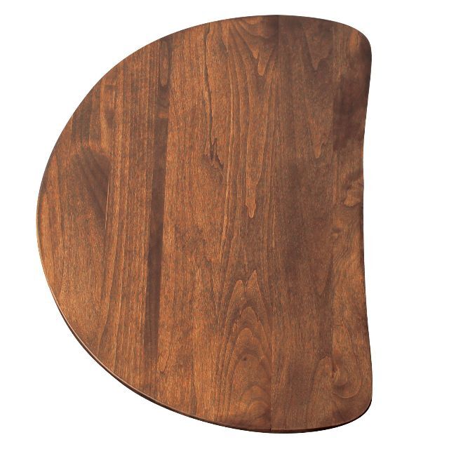 【数量限定】クーパーFS サイドテーブル ナイトテーブル 半円テーブル 木製 ア 2