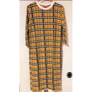 ザラ(ZARA)の〔ZARA〕チェックワンピース(ひざ丈ワンピース)