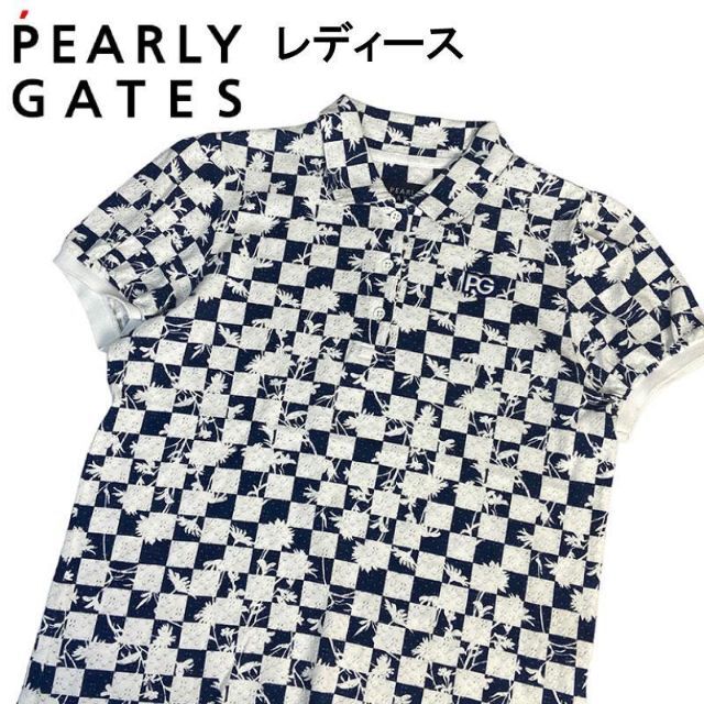 PEARLYGATES チェックポロシャツ 0