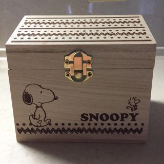 スヌーピー(SNOOPY)の木製ボックス(ケース/ボックス)