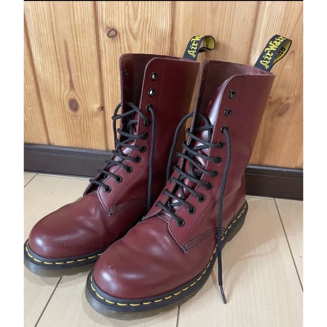 Dr.Marten ドクターマーチン チェリーレッド 10ホールブーツ1490