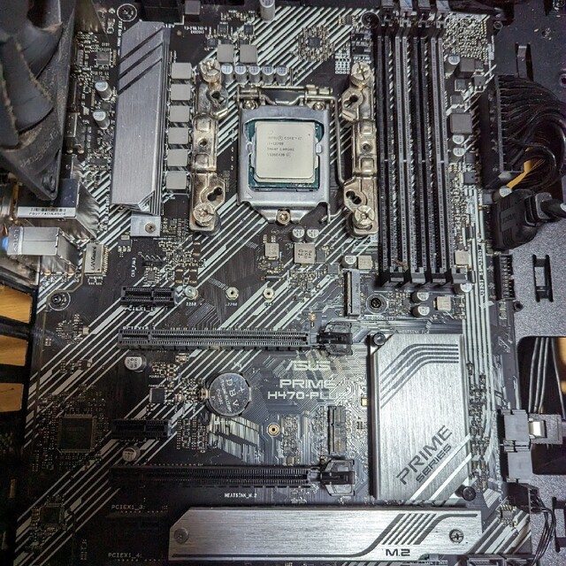 超人気 専門店 PCパーツセット i7-10700 H470 メモリ16GB CPU マザボ