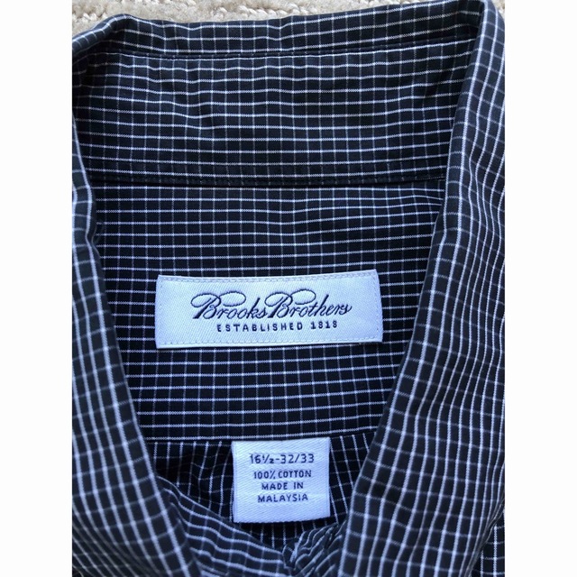 Brooks Brothers(ブルックスブラザース)のUSA仕入れ　ブルックスブラザーズ　ボタンダウンギンガムチェックシャツ メンズのトップス(シャツ)の商品写真