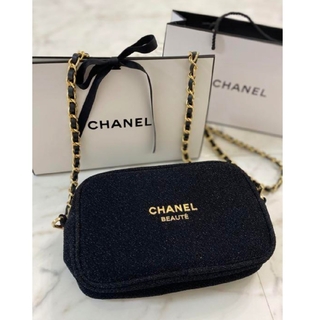 シャネル(CHANEL)のカラー...ブラックCHANEL　シャネルポーチ　2020ホリデー限定　ノベルテ(ポーチ)