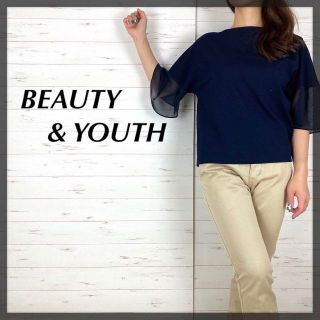 ビューティアンドユースユナイテッドアローズ(BEAUTY&YOUTH UNITED ARROWS)のBEAUTY&YOUTH ユナイテッドアローズ レーヨン フレア カットソー(Tシャツ(半袖/袖なし))